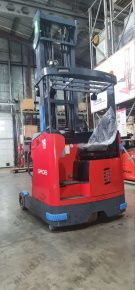 Ричтрак электроштабелер 1.6 тонн GROS MFZ-L16H с высотой подъема до 10.5 метров (завод MIMA)